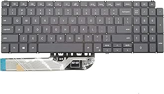 Replacement Keyboard for Dell inspiron 15 3501 3502 3505 5501 5502 5508 5584 5590 5593 5594 5598, inspiron 15 7500 7501 7590 7591, Latitude 3510 Series Laptop Black Frame with Backlit US Layout