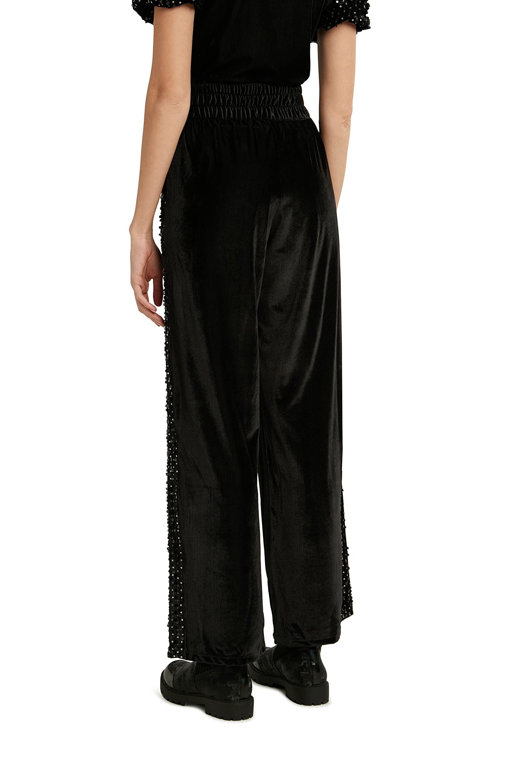 Desigual Pant_Shiny Pantalones Informales para Mujer