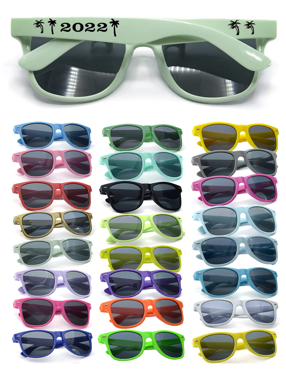 Personalized Sunglasses Bulk Party Favors Adult Gifts Custom Wedding/Bachelor/Birthday/Bridal/Groomman/Company Personalized Party Sunglasses Gifts for