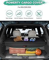 Vista 16 de Powerty Cubierta de Carga para Accesorios Kia Sportage 2023-2025 2026, Textura de Lona Cubierta Retráctil para Maletero Trasero de Carga de Equipaje