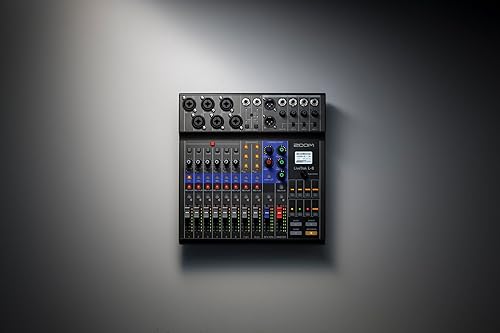Miniatura 6 de Zoom LiveTrak - Grabadora de podcasts L-8 alimentada por pilas mezclador y grabador digital mezclador de música entrada de teléfono almohadillas de