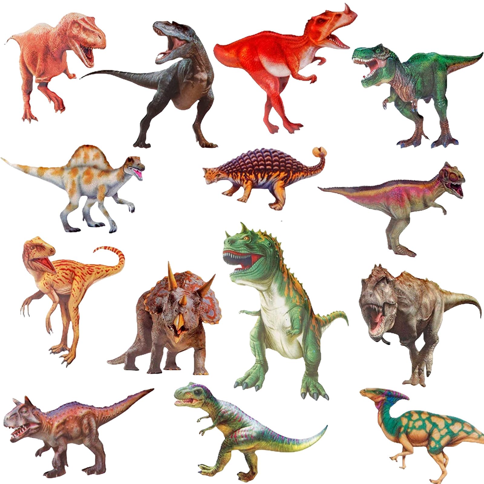 ECHOCUBE 3D Puffy Aufkleber – 50 Blatt Mit Einhorn, Dino & Zahlen – Wiederverwendbar Für Kinder & Party