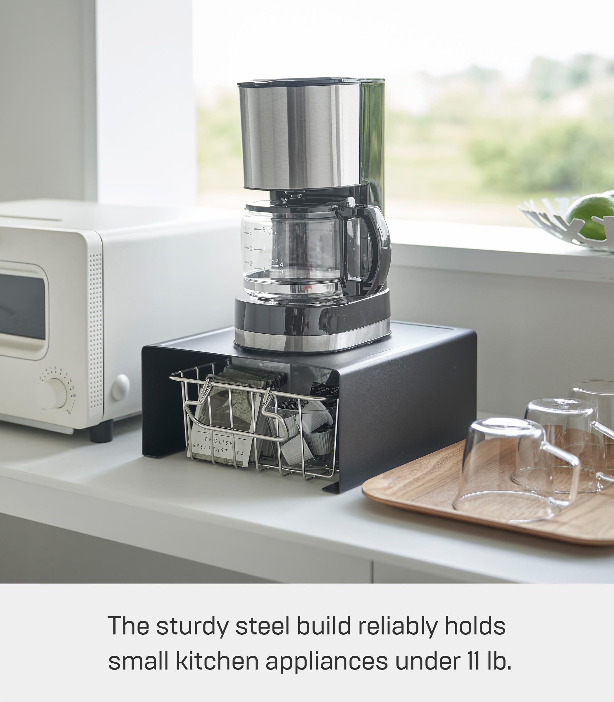 Snapklik.com : Yamazaki Home Tower Kitchen Appliance Rack Shelf For Blender