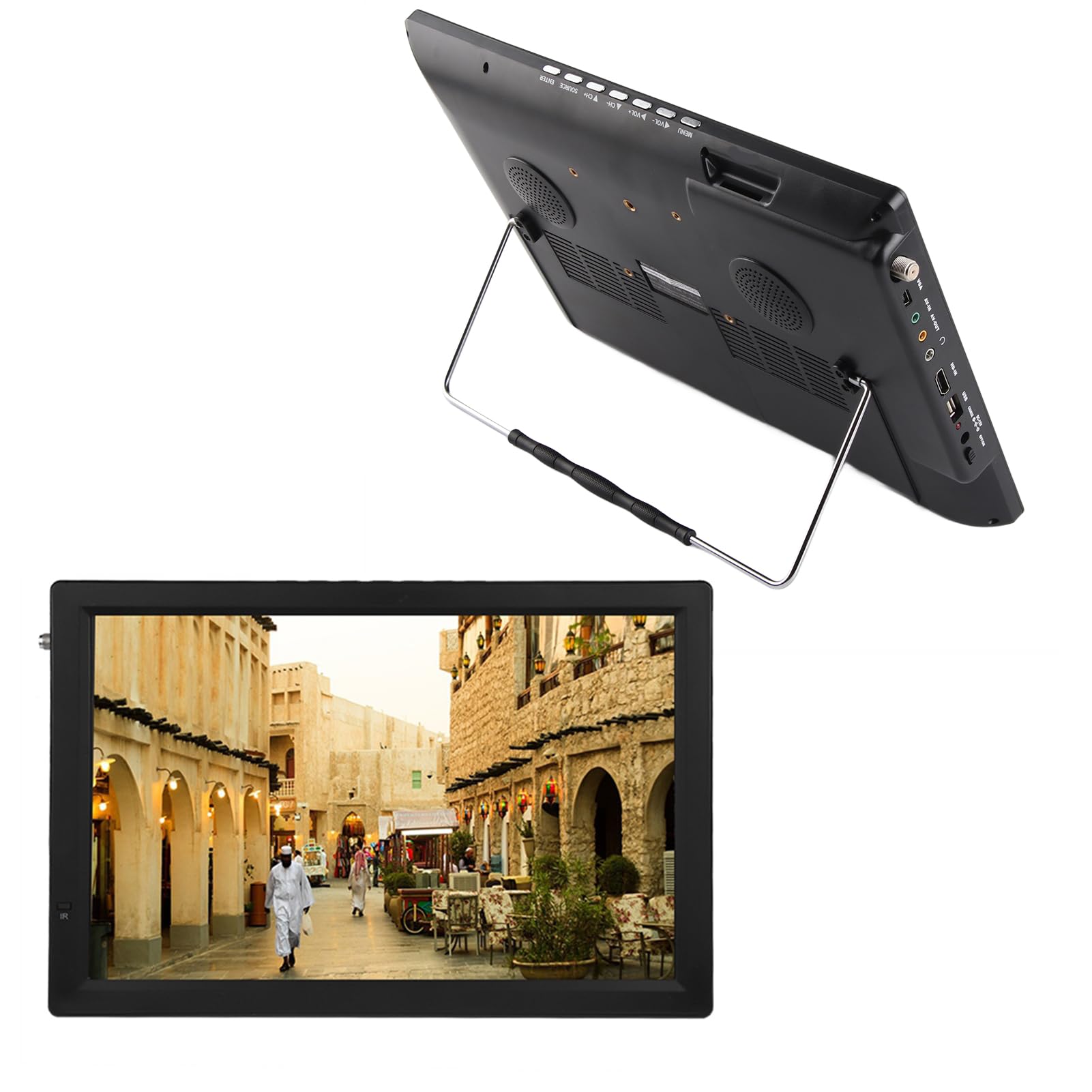 Acouto LEADSTAR 14 Pollici 1080P TV Digitale per Auto Sintonizzatore Ad Alta sensibilità TV Portatile per ATSC e LCD 14 Pollici Digitale per AutoTV DigitaleTV PortatileTV per AutoTV PortatileMini