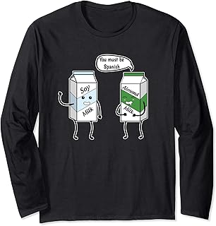 You must be SpaniAmante vegano de leche de almendras de soja Manga Larga
