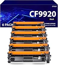 Hanink Reliable Black Toner Cartridge CF9920 For Laser Printers 6 Pack