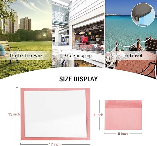 Miniatura 5 de Rocinha Cambiadores desechables para bebé, paquete de 100 fundas impermeables para cambiador de pañales, almohadillas transpirables, protector de