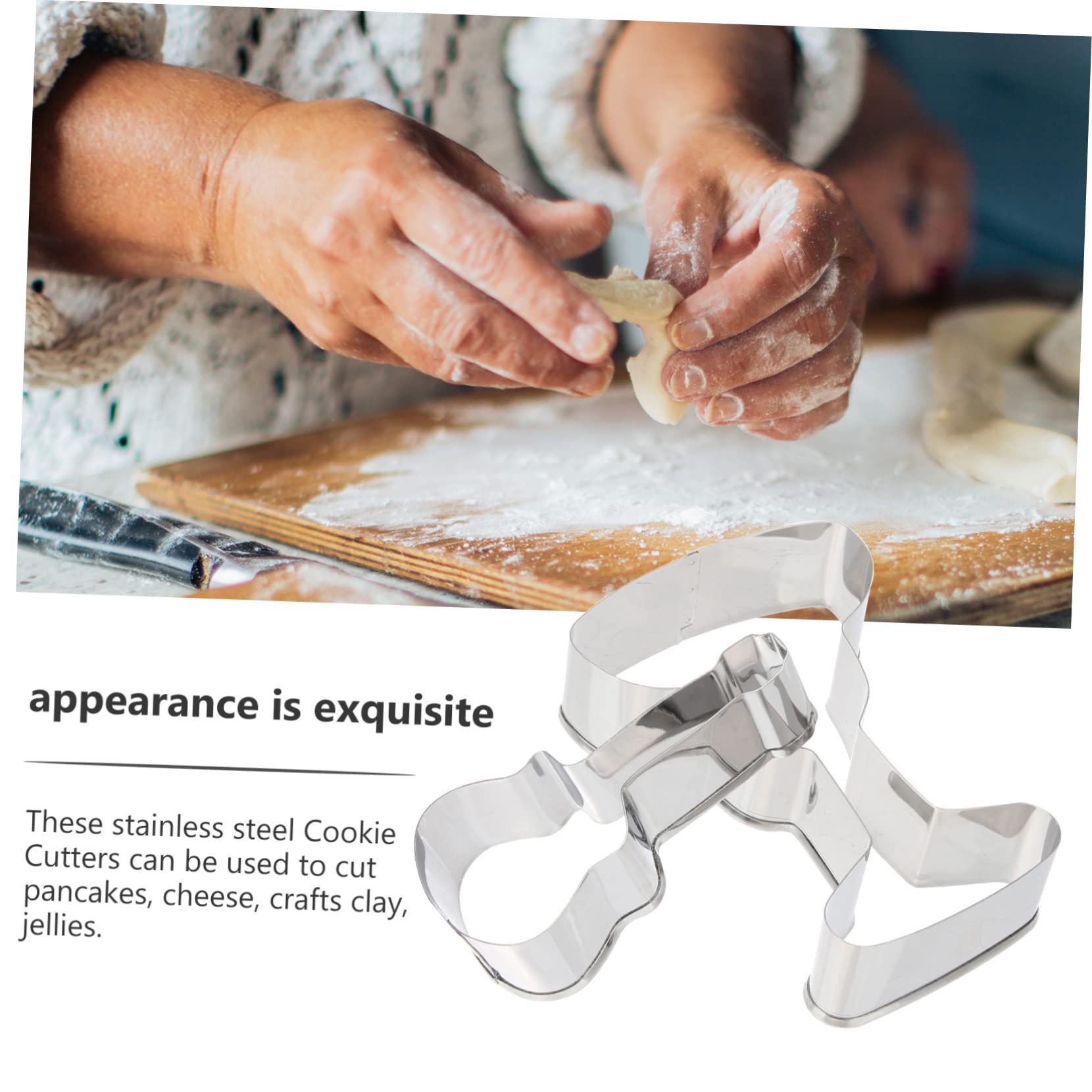 Ciieeo 5 Sätze Keksform Sandwichschneider Scone Brotmesser Roti Madeleine Keksausstecher Party Sachen Wiederverwendbare Keksausstecher Backwerkzeuge Rostfreier Stahl 6 Stück * 5