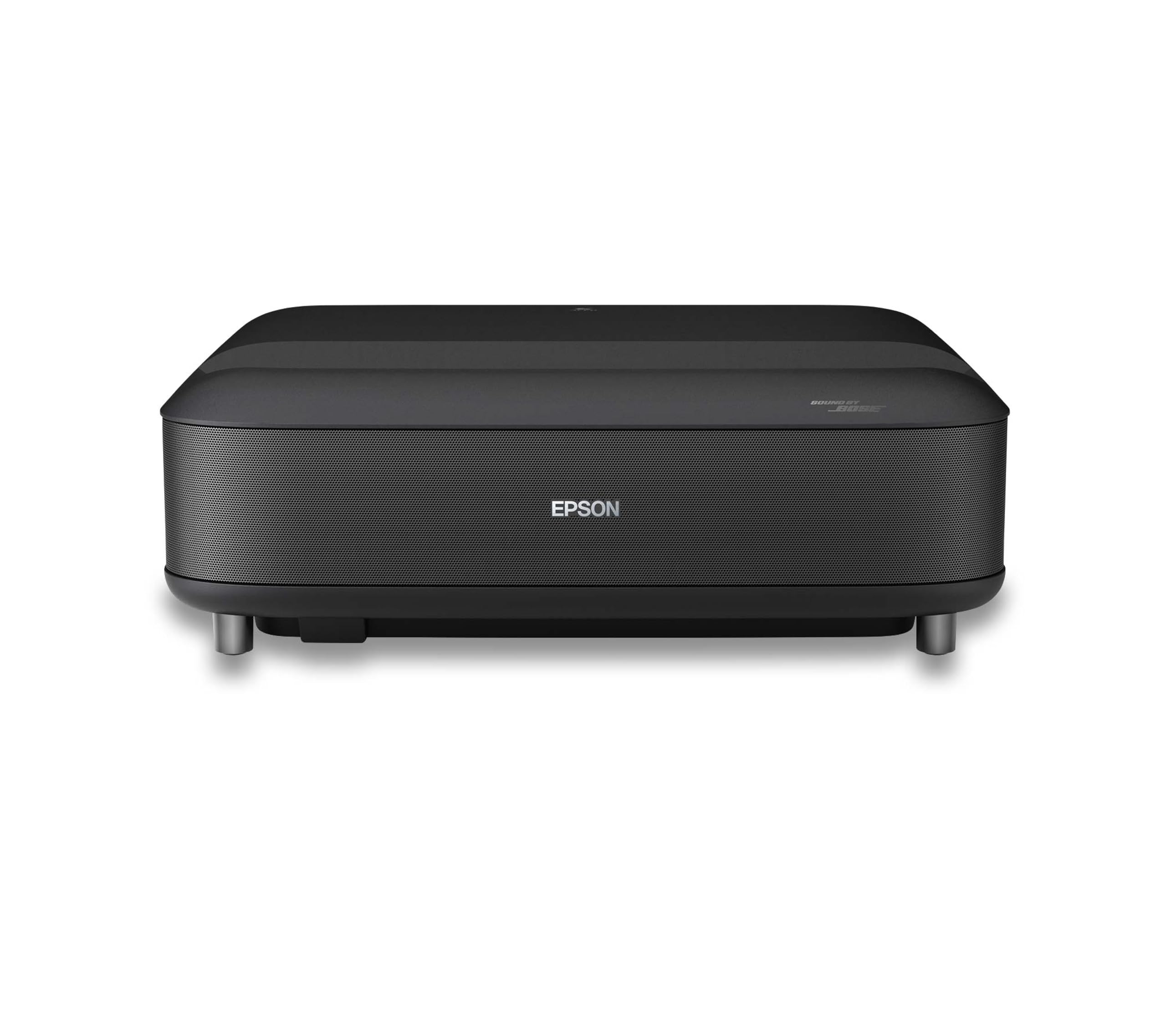 Epson Lifestudio Grand EH-LS670B | Project. laser TV intell. ultracourte focale | Home Cinéma 4K PRO‑UHD | 3 600 lumens | Imagerie IA | Sound by BOSE | Google TV | Écran 120 po | Garantie 5 ans | Noir
