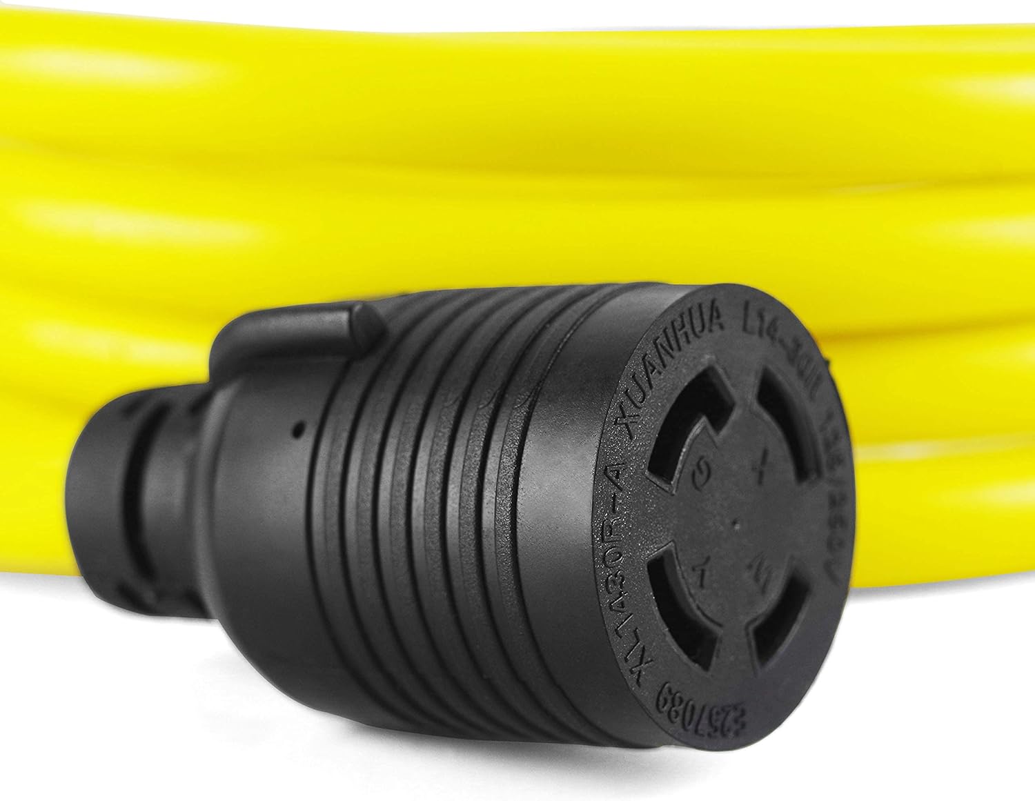 Blасk Frіdау - 70% оƒƒ HENGYI L14-30P to L14-30R Heavy Duty Generator Locking Power Cord,Generator Lock Extension Cord with UL Listed,4 Prong 10 Guage SJTW Cable,Yellow,30Amp 7500 Watts,25FT Buу 1 gеt 1 HENGYI L14-30P to L14-30R Heavy Duty Generator Locking Power Cord,Generator Lock Extension Cord with UL Listed,4 Prong 10 Guage SJTW Cable,Yellow,30Amp 7500 Watts,25FT