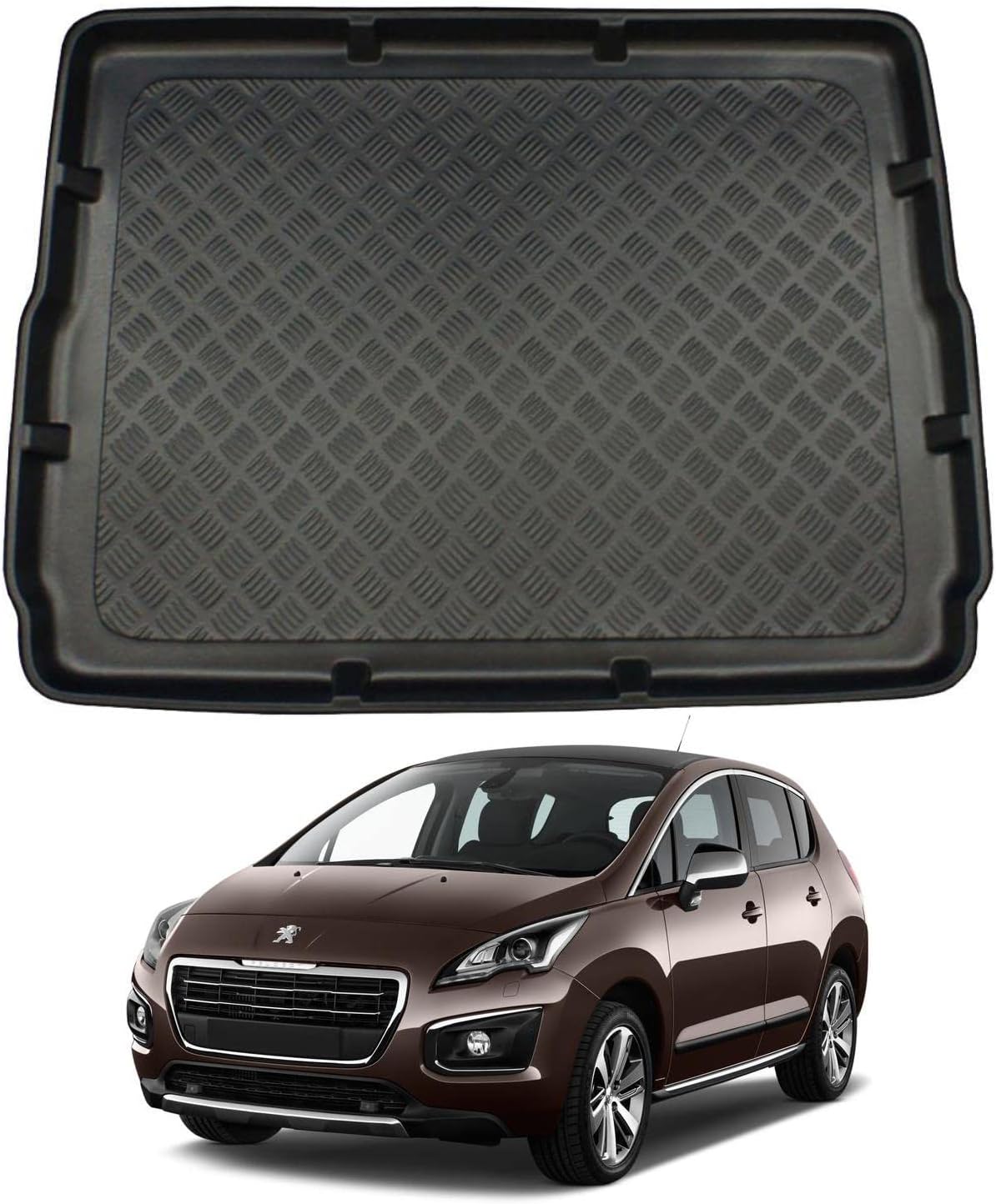 NOMAD Boot Liner for Peugeot 3008 20092017 Recyclable Plastic (PE