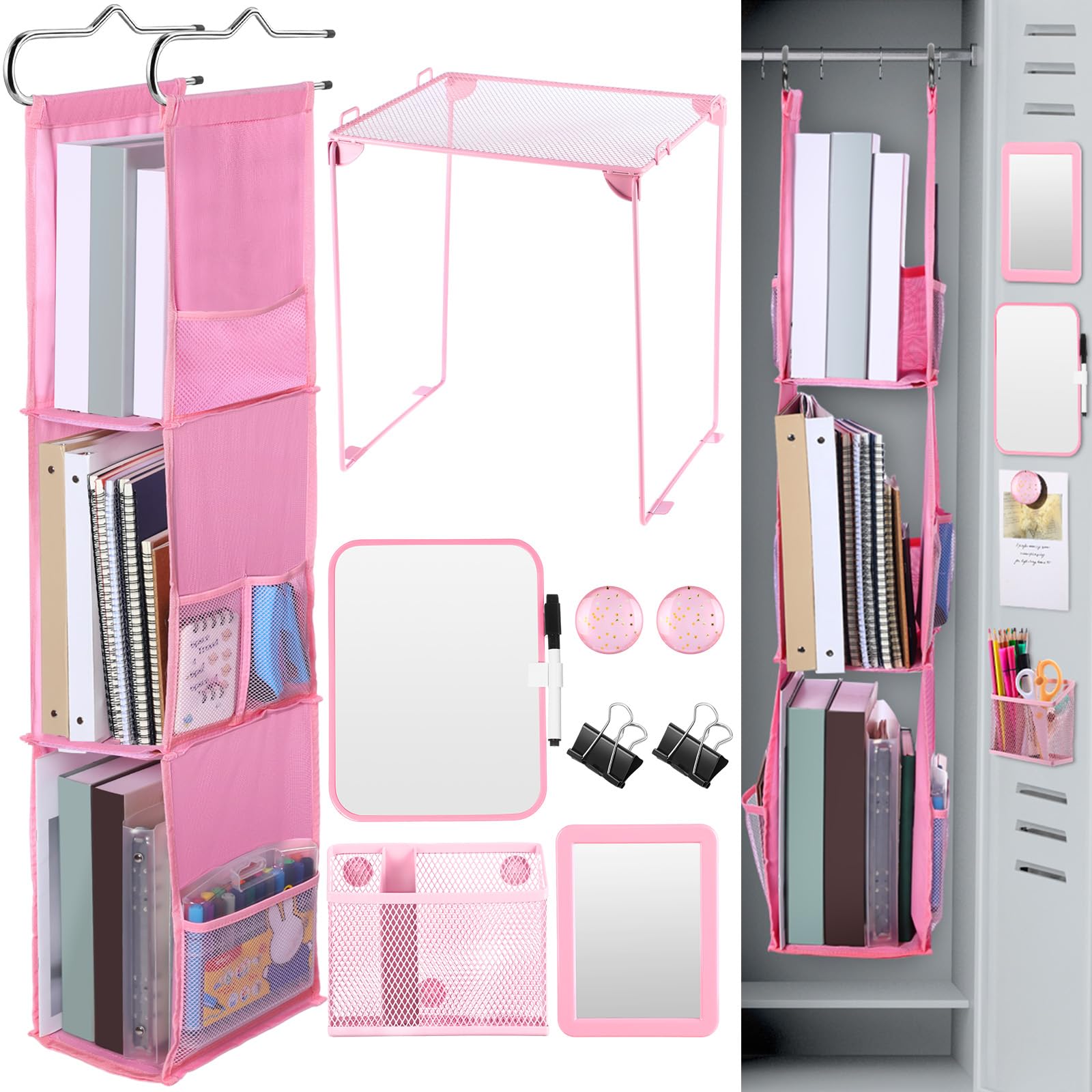 Locker Shelf With Storage ZOIIWA Locker Accessories Kit (20 Pieces ...