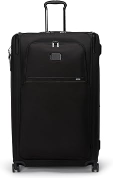 TUMI - Alpha XX-Large Dual Access Expandable 4-Wheeled Checked Luggage - Zipper Expansion - Durable Ballistic Nylon - Extra Large Capacity Suitcase with TSA Lock - Black