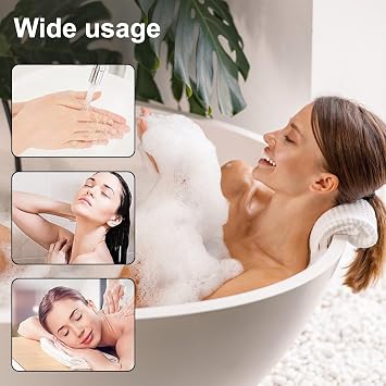 Exfoliating Gloves 6pcs Bath and Body Exfoliator Mitts, Bamboo Shower Gloves, Scrubs Away Ingrown Hair and Dead Skin, for Shower, Spa, Massage and Dead Skin Cell Remover Loofah (Pink, Rose Red, White)