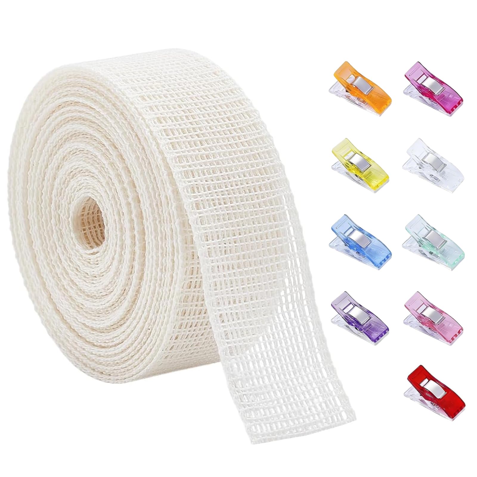 Tarqite Fishbone Hem Tape, Polyester Fish Boning Sewing Accessories（35mm