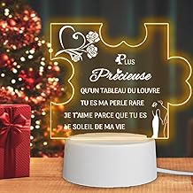 Ideal gift for women, Christmas gift, acrylic night light, Valentine's Day gift for women, men, girlfriend, friend, friend, wife, husband, couple, lovers