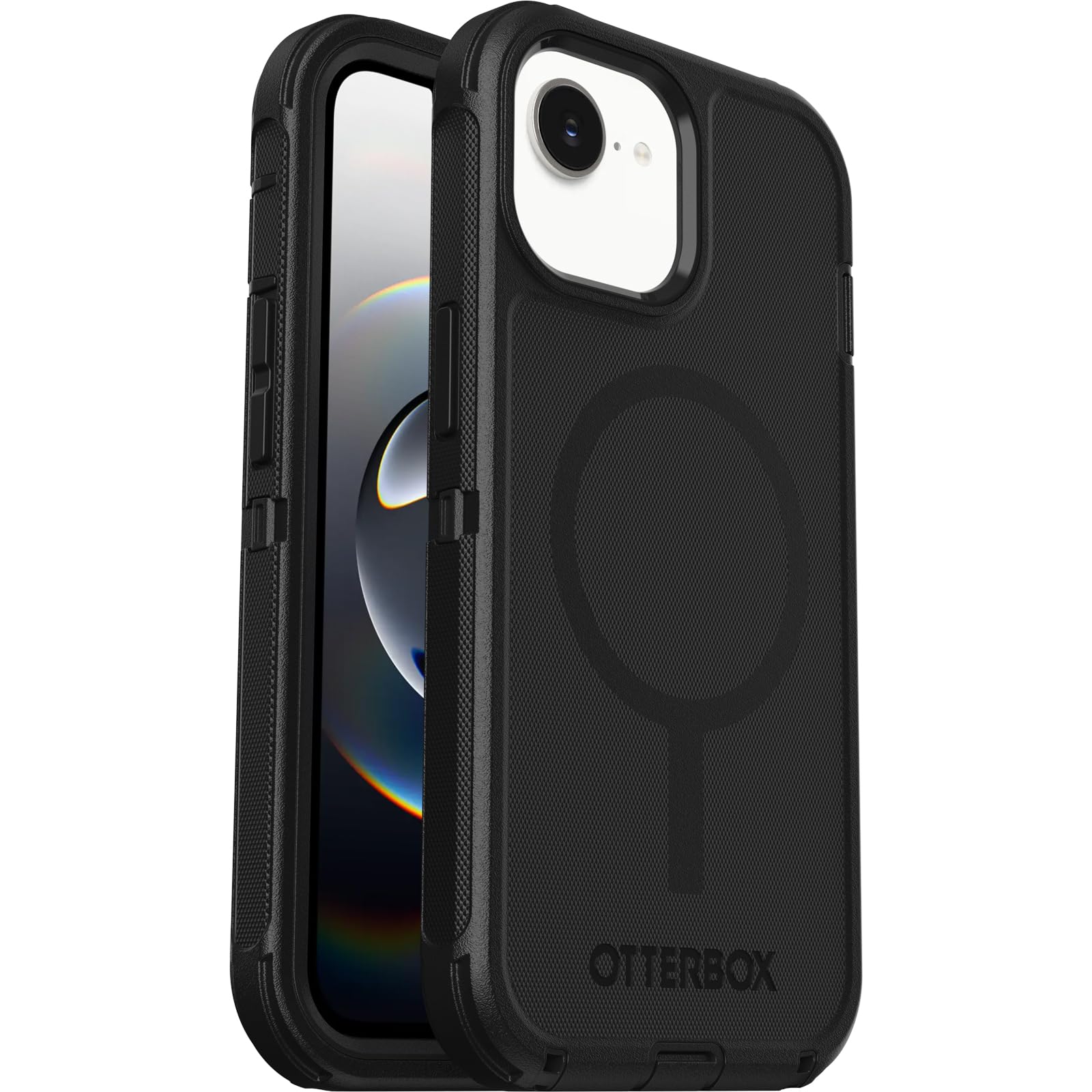 OtterBox Defender Series MagSafe Case for iPhone 17e, 16e, 15, 14, 13, Shockproof, Drop Proof, Ultra-Rugged, Protective Case, 7x Tested to Military Standard, Black