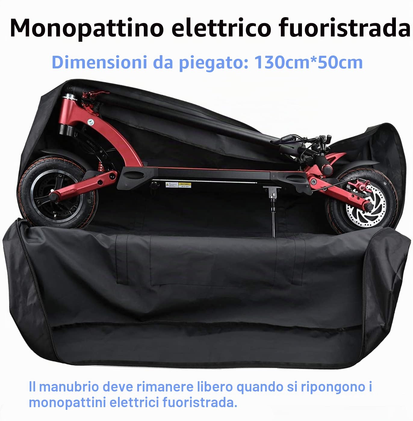 Suntelef Borsa per Scooter Elettrico Mijia M365/M365 Pro Xiaomi, Accessorio Pieghevole per Zaino a Tracolla