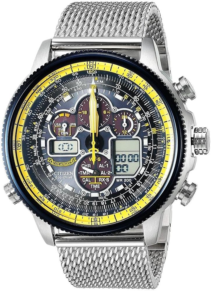 Citizen EcoDrive JY803156L Mens Blue Angel Navihawk AT Chronograph