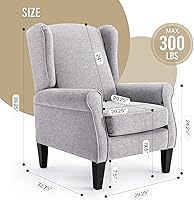 Vista 2 de Silla decorativa moderna, sillón de tela de chenilla con esponja de alta resistencia y patas resistentes, cómoda silla individual para dormitorio