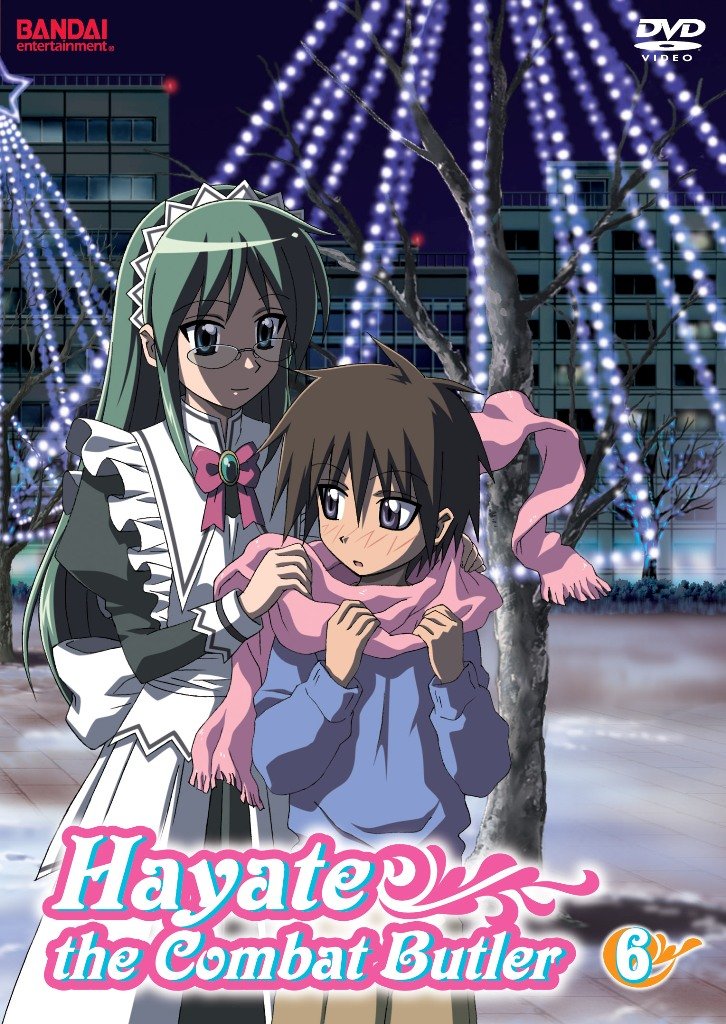Anime Hayate the Combat Butler Part 6 en DVD para tardes de maratón de animación japonesa