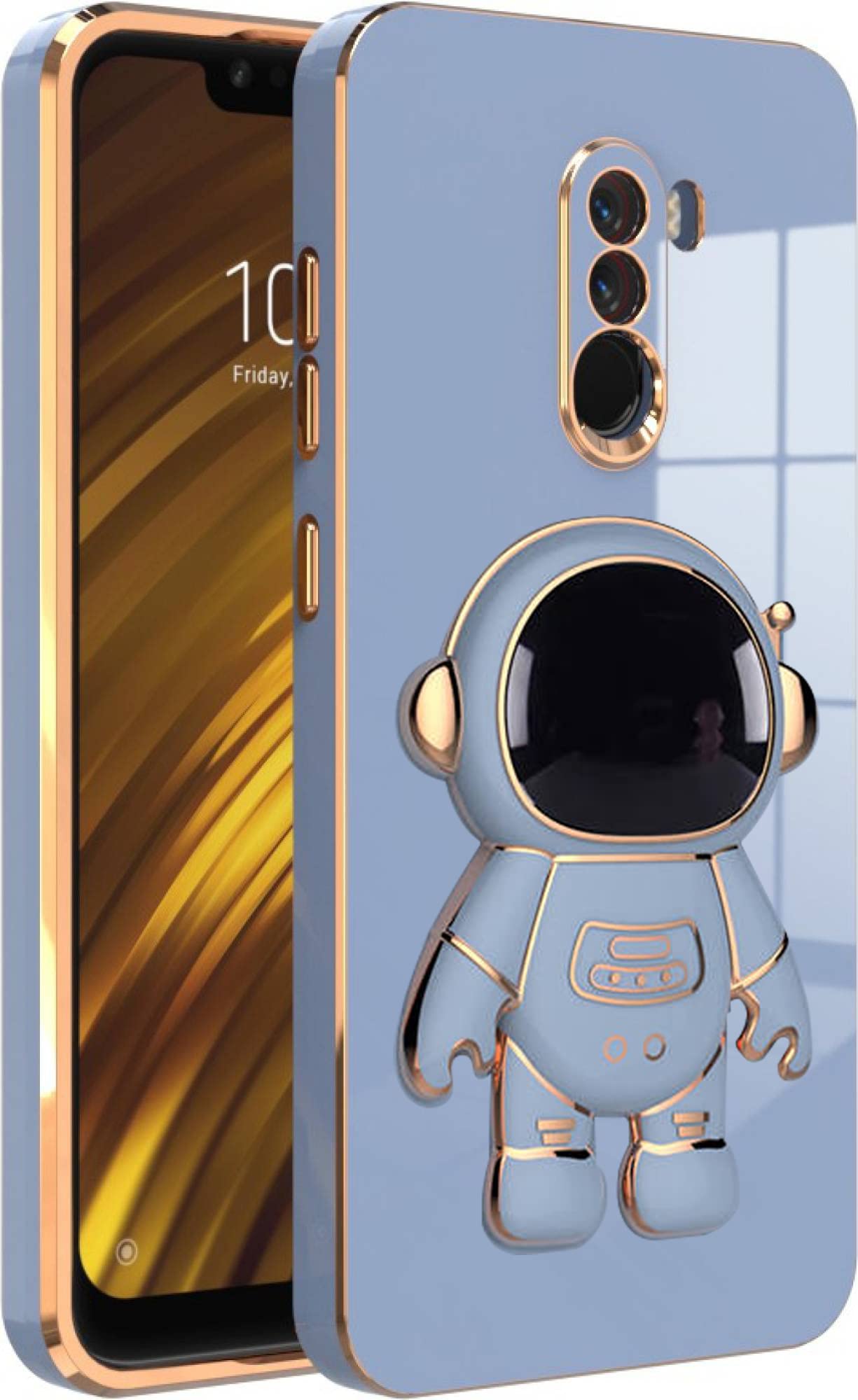 V-TAN Electroplated 3D Astronaut Holster Folding Stand Back Case Compatible with Poco F1 (Blue) (B0C6QKDRDW) Amazon Price History, Amazon Price Tracker