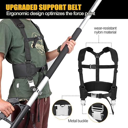 Miniatura 3 de Varita telescópica para lavadora a presión de 24 pies con varilla de extensión para lavadora eléctrica, accesorio limpiador de canalones, 4