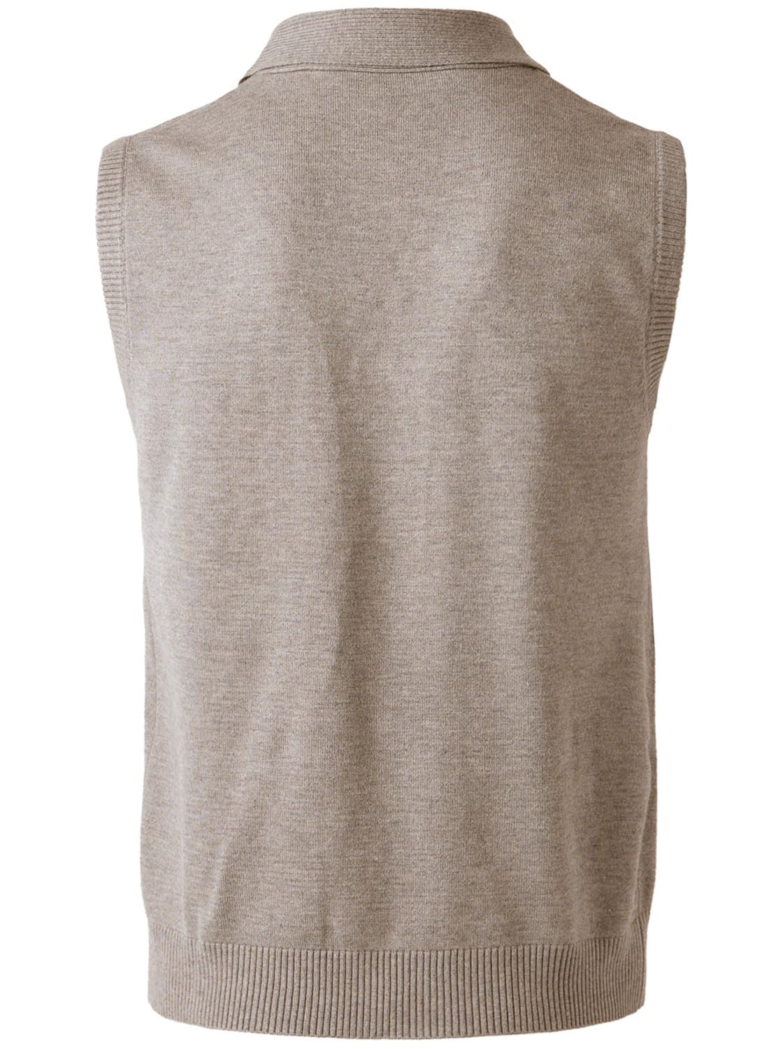 Chalecos de Punto para Hombre Jerséis sin Mangas Cárdigan con Botones