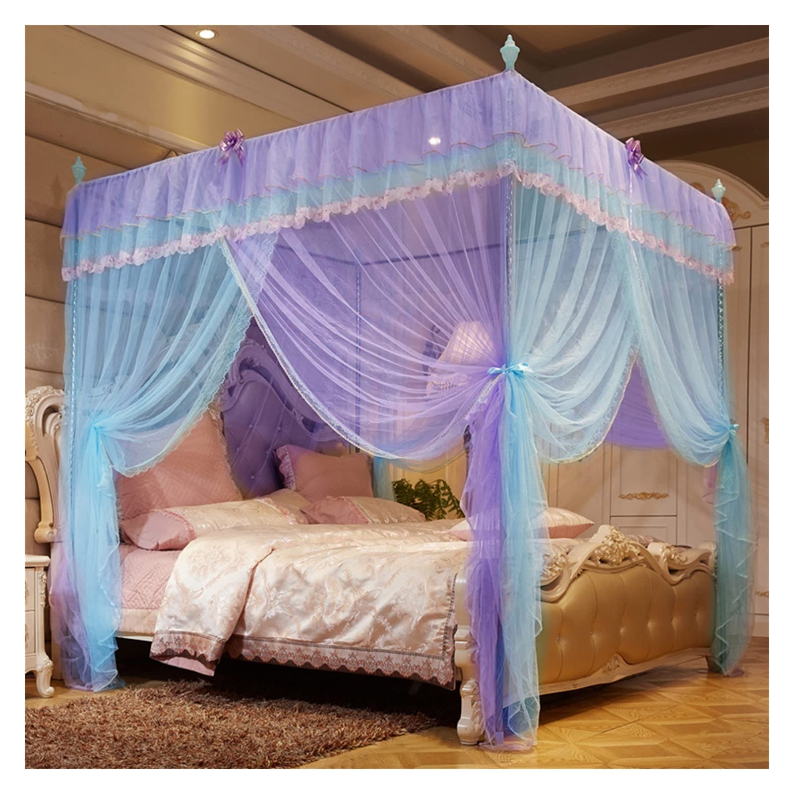 Mosquitera para cama de 2.0 x 2.2 m que evita picaduras sin calor