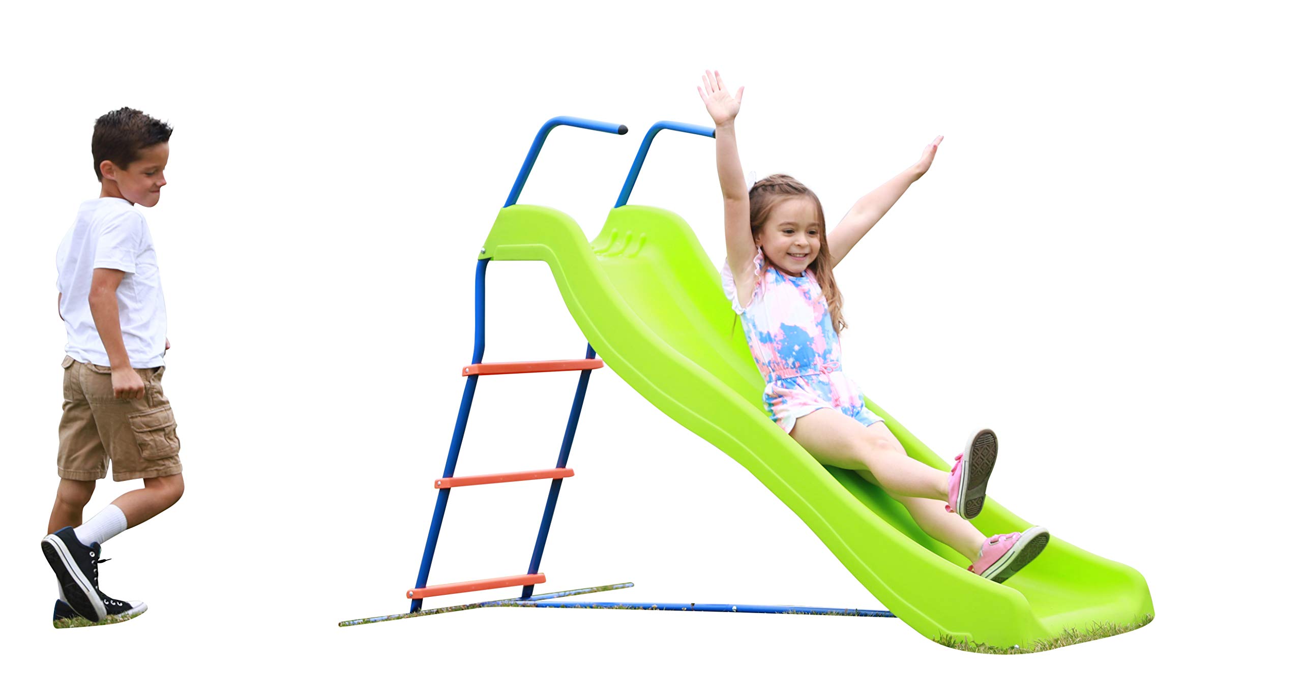 Kids 6ft Outdoor Slide Playground Slide Freestanding Equipment Outdoor