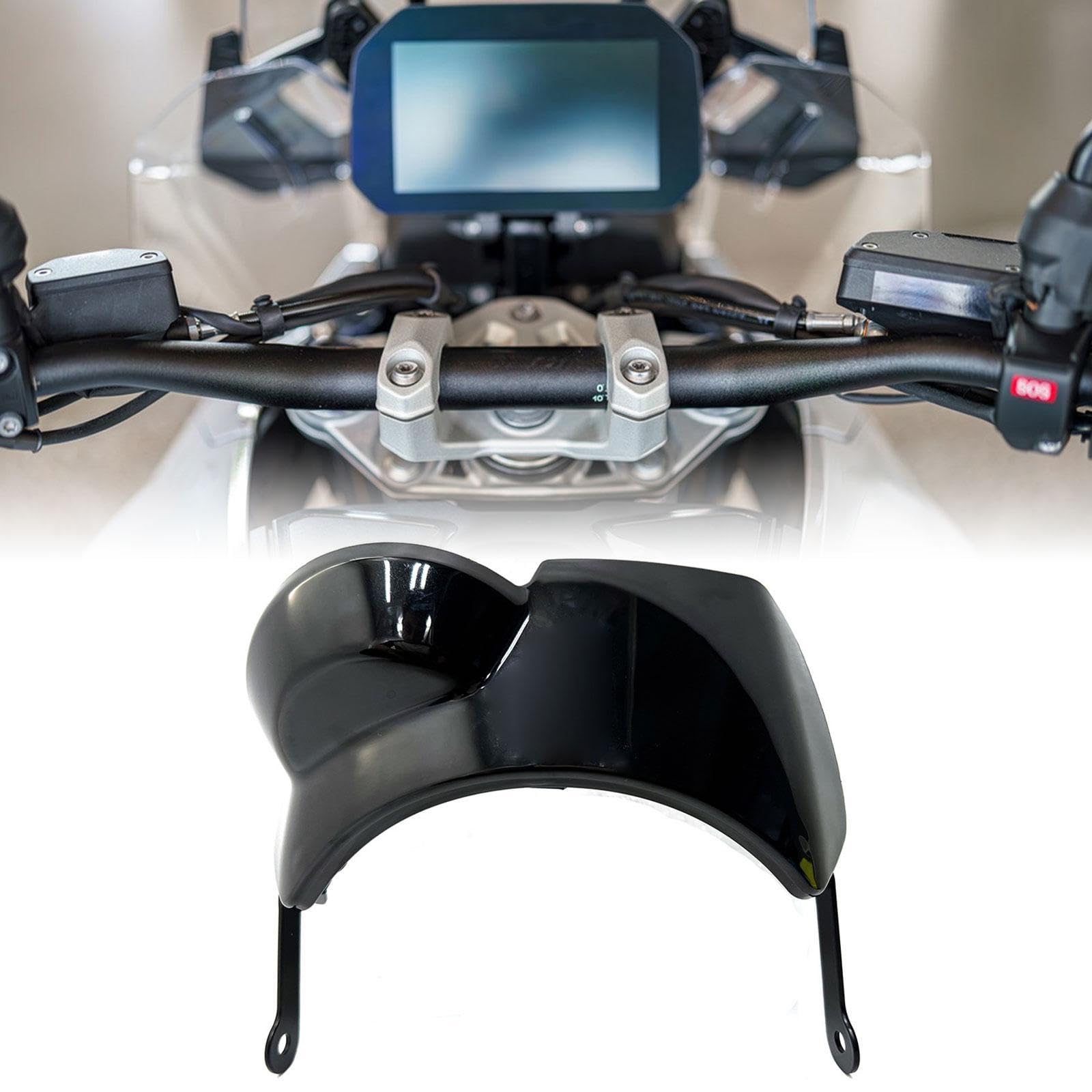 Guarnizione Anteriore Per Motocicletta Robusta Con Cornice,Nero