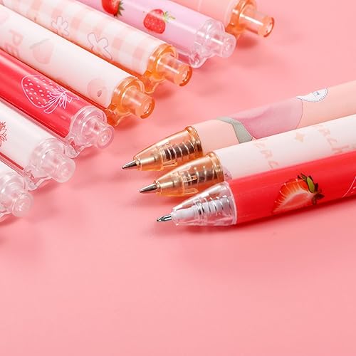 Miniatura 4 de TAMHOO 18 bolígrafos de gel de 0.020 in, bolígrafos de tinta negra, bolígrafos de escritura suave, bonitos bolígrafos de preparación para accesorios