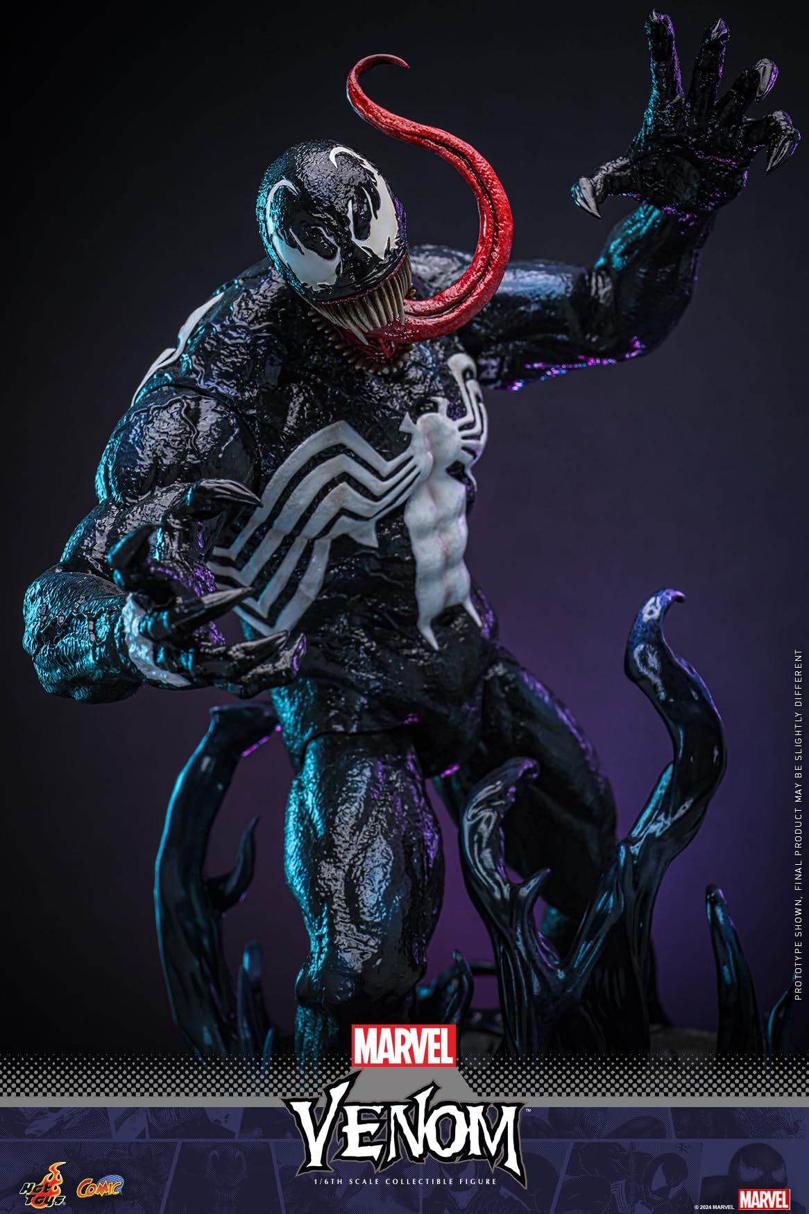 Cómic obra maestra Marvel Comics Venom escala 1/6