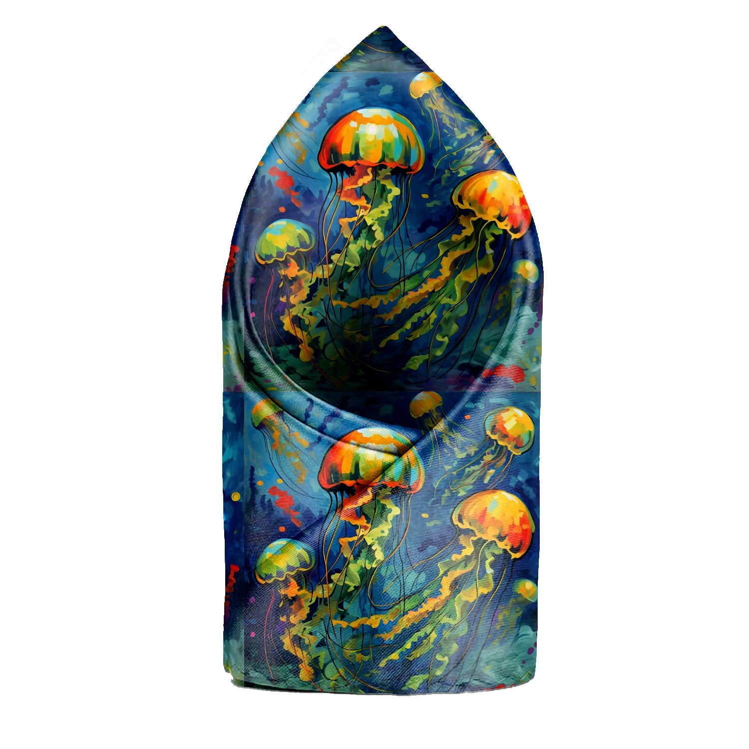 blacksmith Printed Jelly Fish Pocket Square for Men-picture-40