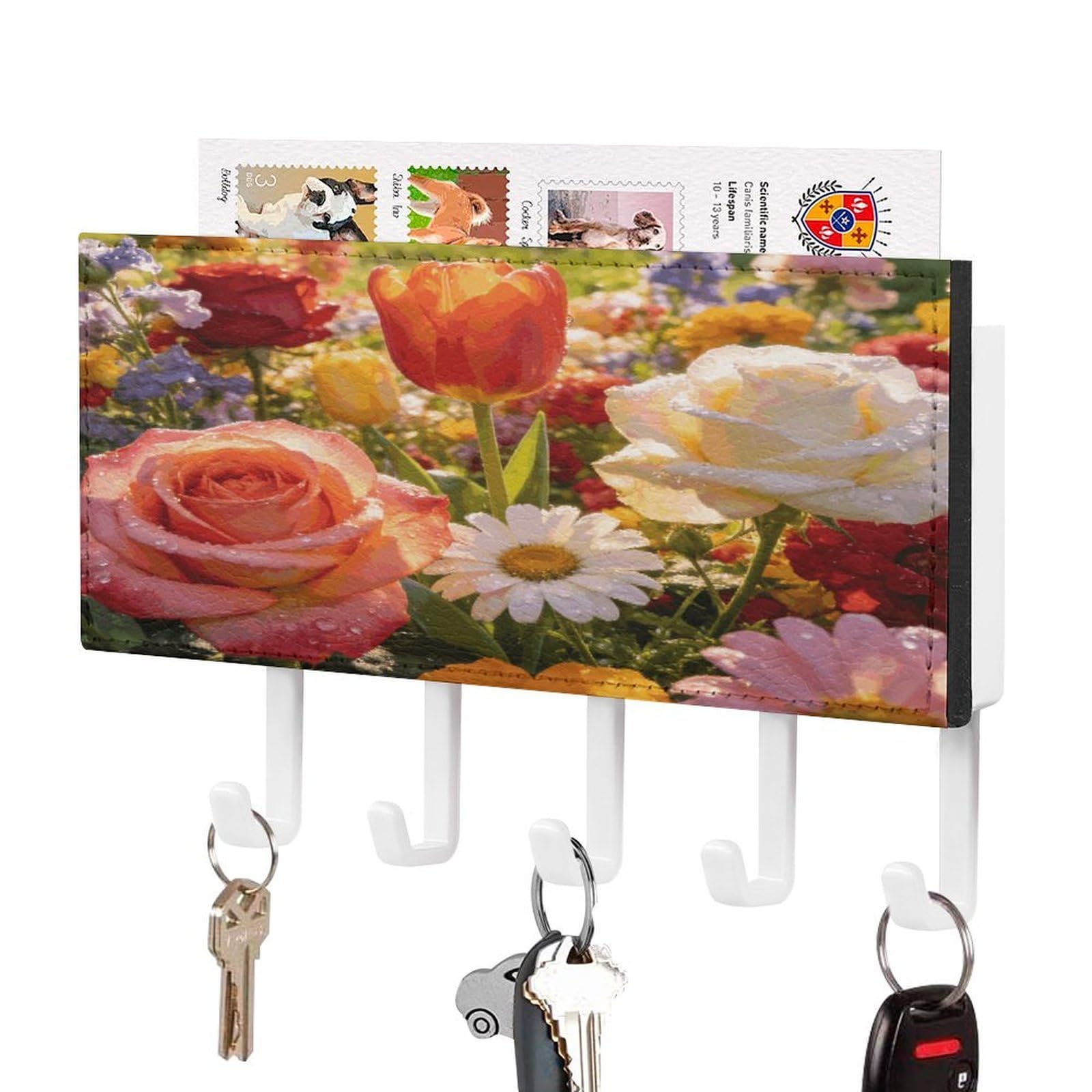 Colgador de llaves de pared para solucionar la pérdida de cartas en el recibidor