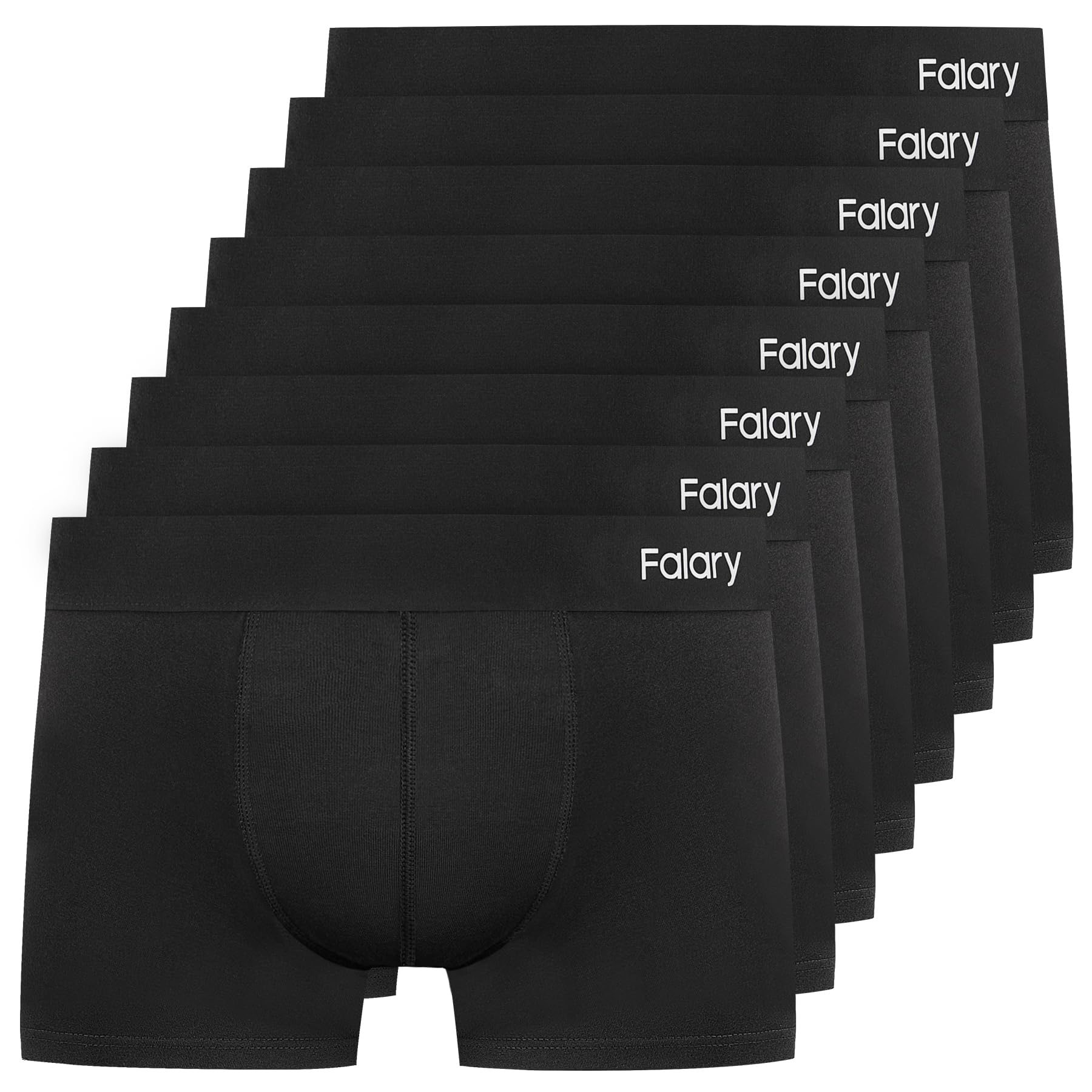 FALARY Boxershorts Herren Männer Unterhosen Bio Baumwolle Men Retroshorts Unterwäsche Boxer 4er Pack