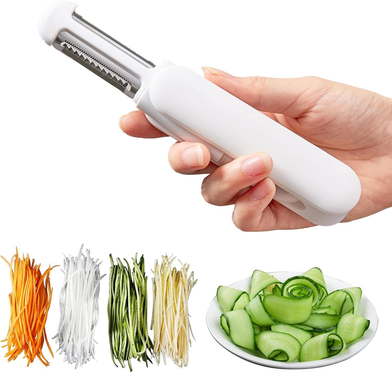 Large Vegetable Prep Peeler in Black/Purple