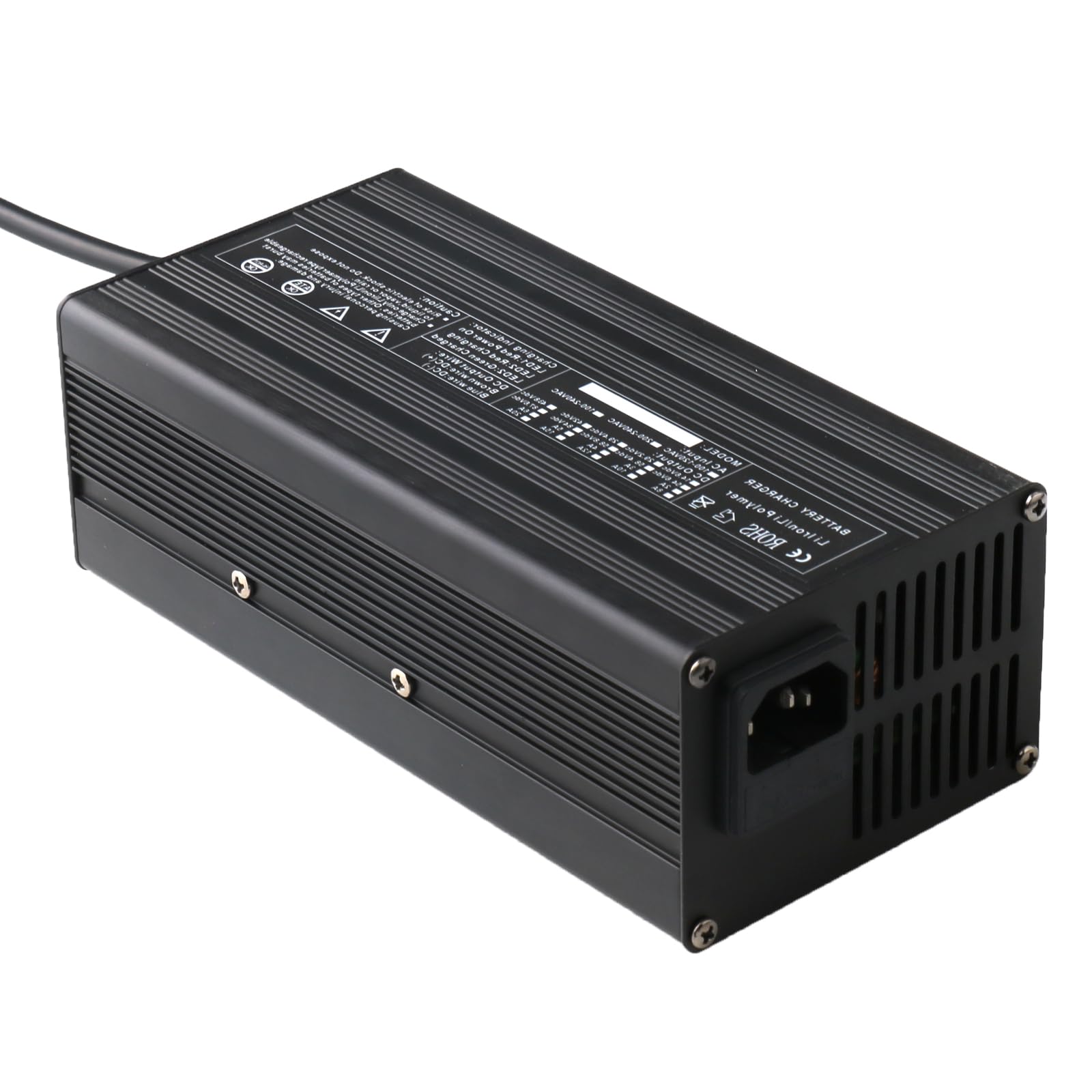 Cargadores De Baterías De Plomo-Ácido De 36V Y 5 A Cargador De Alta Potencia De 240 W para Montacargas Eléctricos con Múltiples Opciones De Salida para Montacargas Y Carritos De Golf