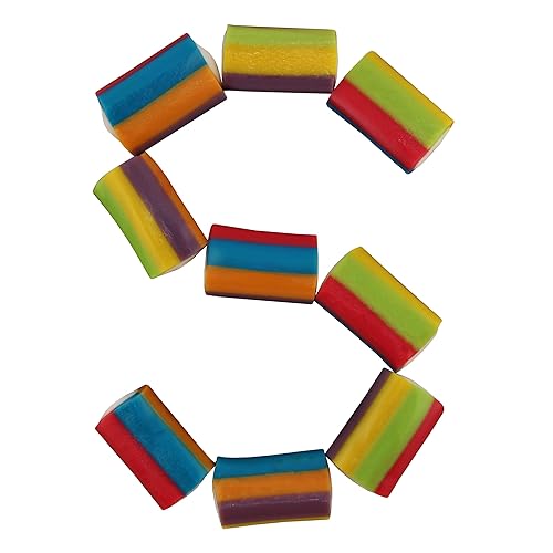 Miniatura 2 de Smarty Stop Rainbow Plugs Gummy Candy Bites (1 libra (paquete de 1))