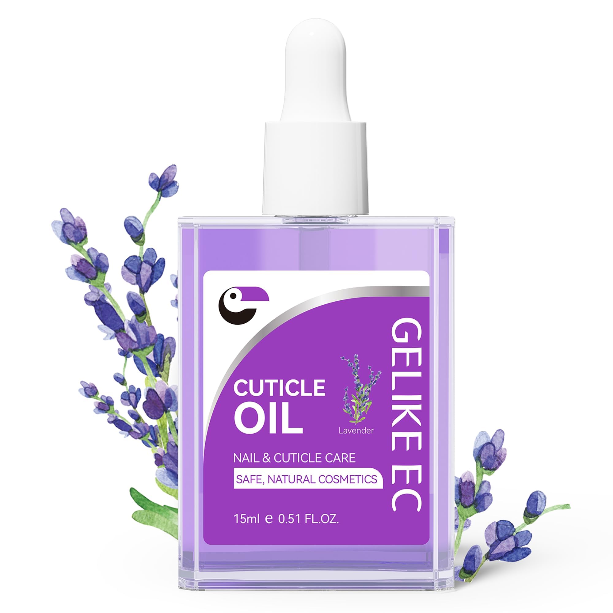 Sponsored Ad – Gelike ec Organic Cuticle Nail Oil 15ml Vitamin B& E Essential Oil Moisturize with Convinient Dropper Design, Nail Cuticles Oils Treatment Damaged Dry for Nail Care Repair Growth (Lavender)