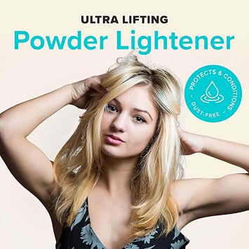 Odeon Ultra-Lifting Hair Powder Lightener 8oz Lifts Up to 9+ Levels | Versatile Bleach for Balayage, Highlights & Full Hair Lightening