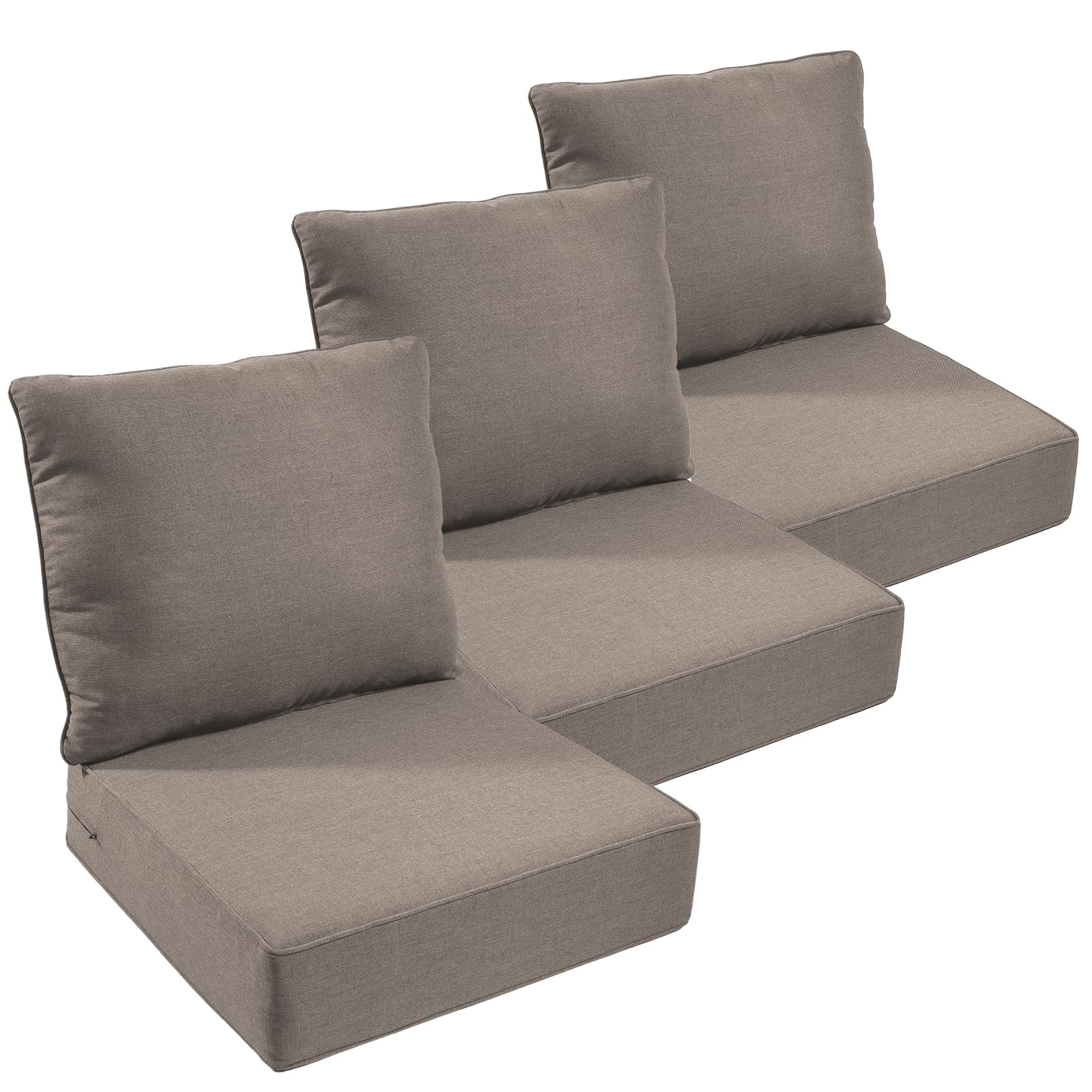 moosprr 6-Piece Patio Cushion Set
