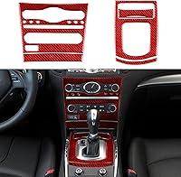 Vista 13 de NVCNX Real Premium Carbon Fiber Compatible with Infiniti G37 2011 2012 2013 Coupe Sedan Convertible Accessories Car Center Console Dash Dashboard