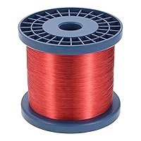 Vista 6 de MECCANIXITY Cable magnético de 20 AWG, cables de cobre esmaltado calibre 20, bobina magnética de 16 onzas para motor transformador eléctrico, grado
