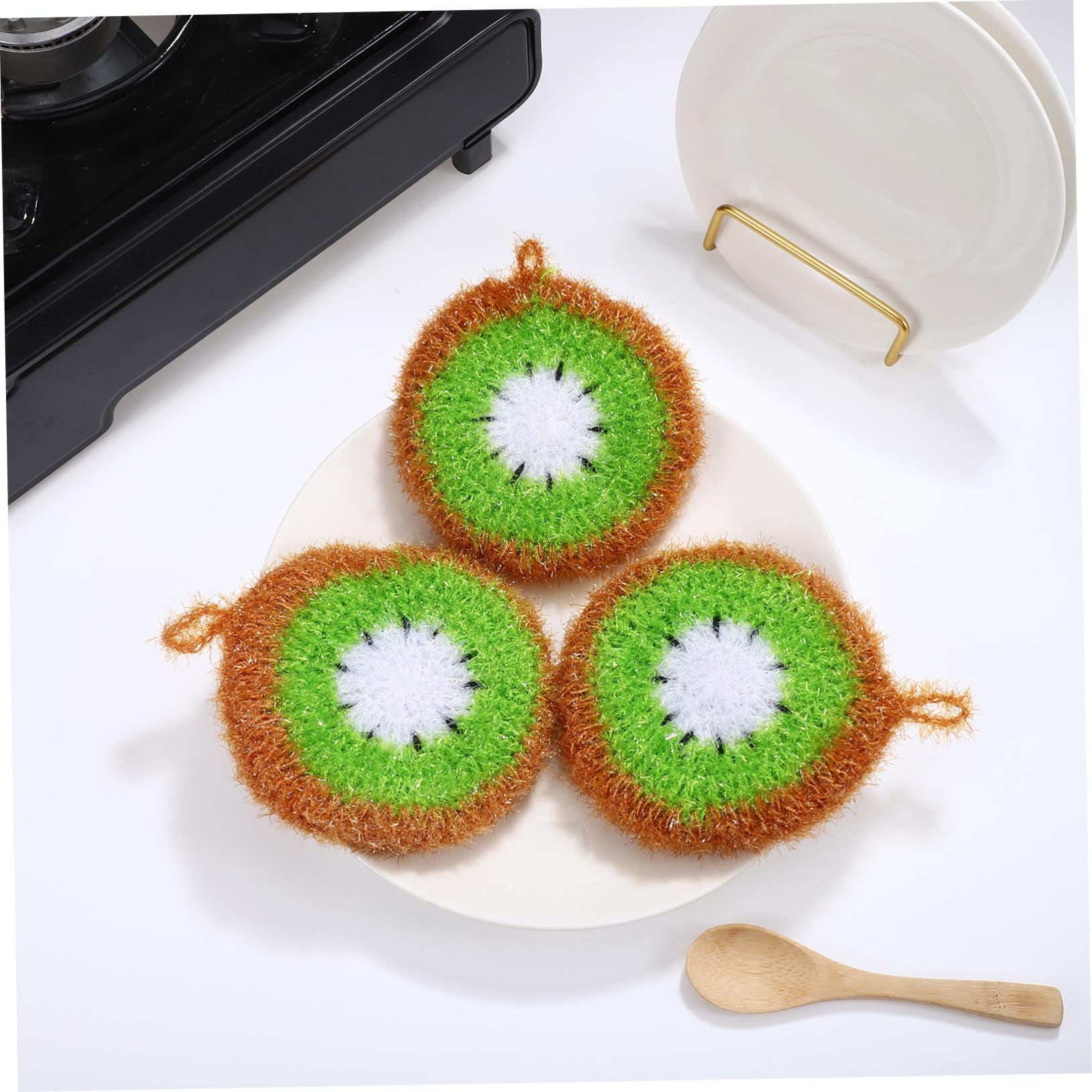 Cabilock 20 Piezas Paño De Cocina De Acrílico Plato De Esponja Esponjas para Limpiar Fregador De Platos Esponja De Cocina Esponjas De Plato Lavar Esponja De Limpieza Hogar Esponja Doméstica