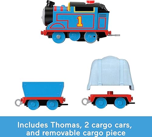 Miniatura 5 de Thomas & Friends Tren de juguete motorizado que habla con motor Thomas con sonidos y frases más carga para niños preescolares a partir de 3 años