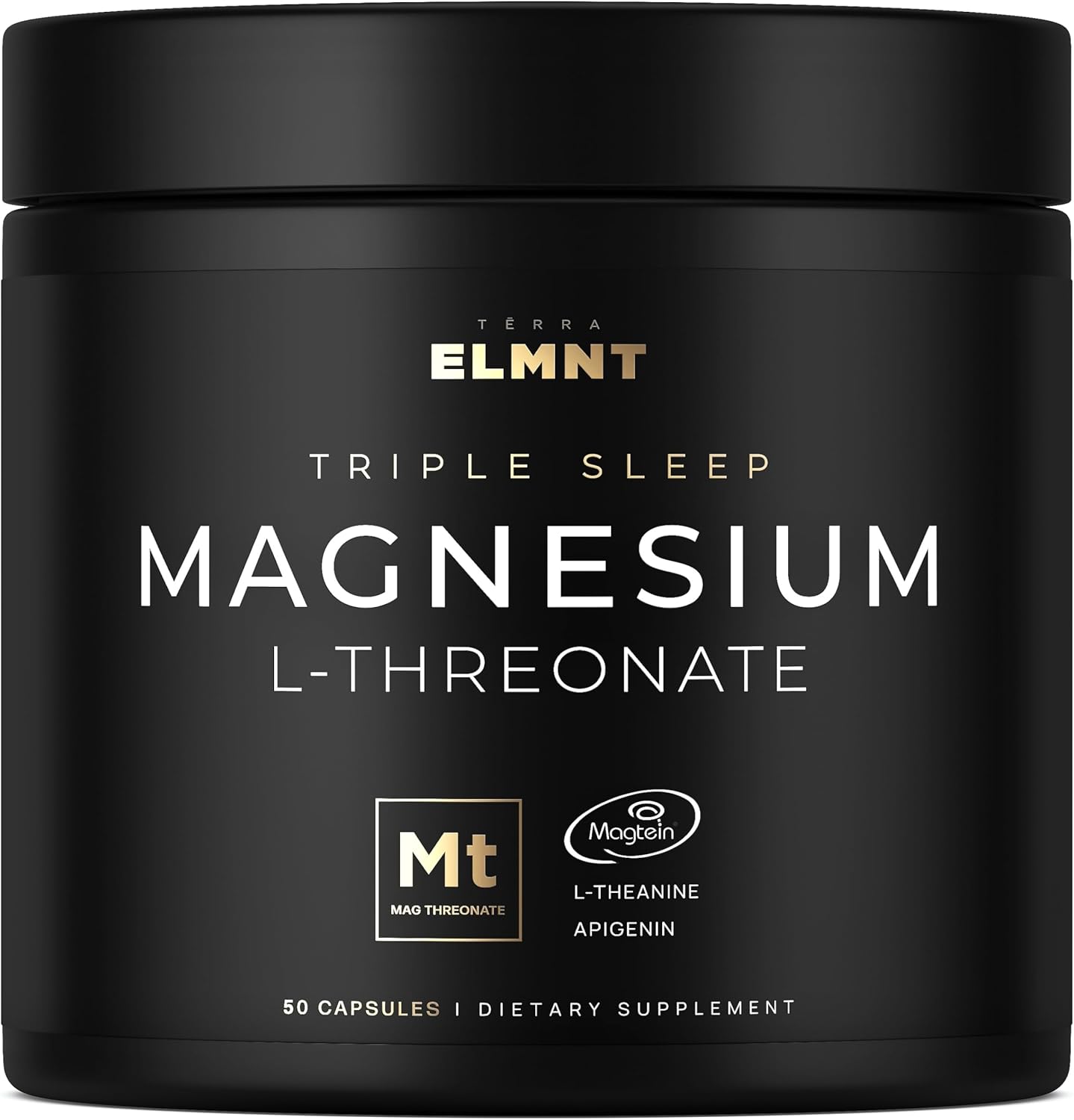 ELMNT Triple Sleep Magnesium Threonate w. Apigenin, Theanine & Magtein Magnesium L-Threonate – Highest Absorption Magnesium Supplement Capsules Natural Sleep Aid for Deep Sleep Calm & Stress Relief ELMNT Triple Sleep Magnesium Threonate w. Apigenin, Theanine & Magtein Magnesium L-Threonate – Highest Absorption Magnesium Supplement Capsules Natural Sleep Aid for Deep Sleep Calm & Stress Relief