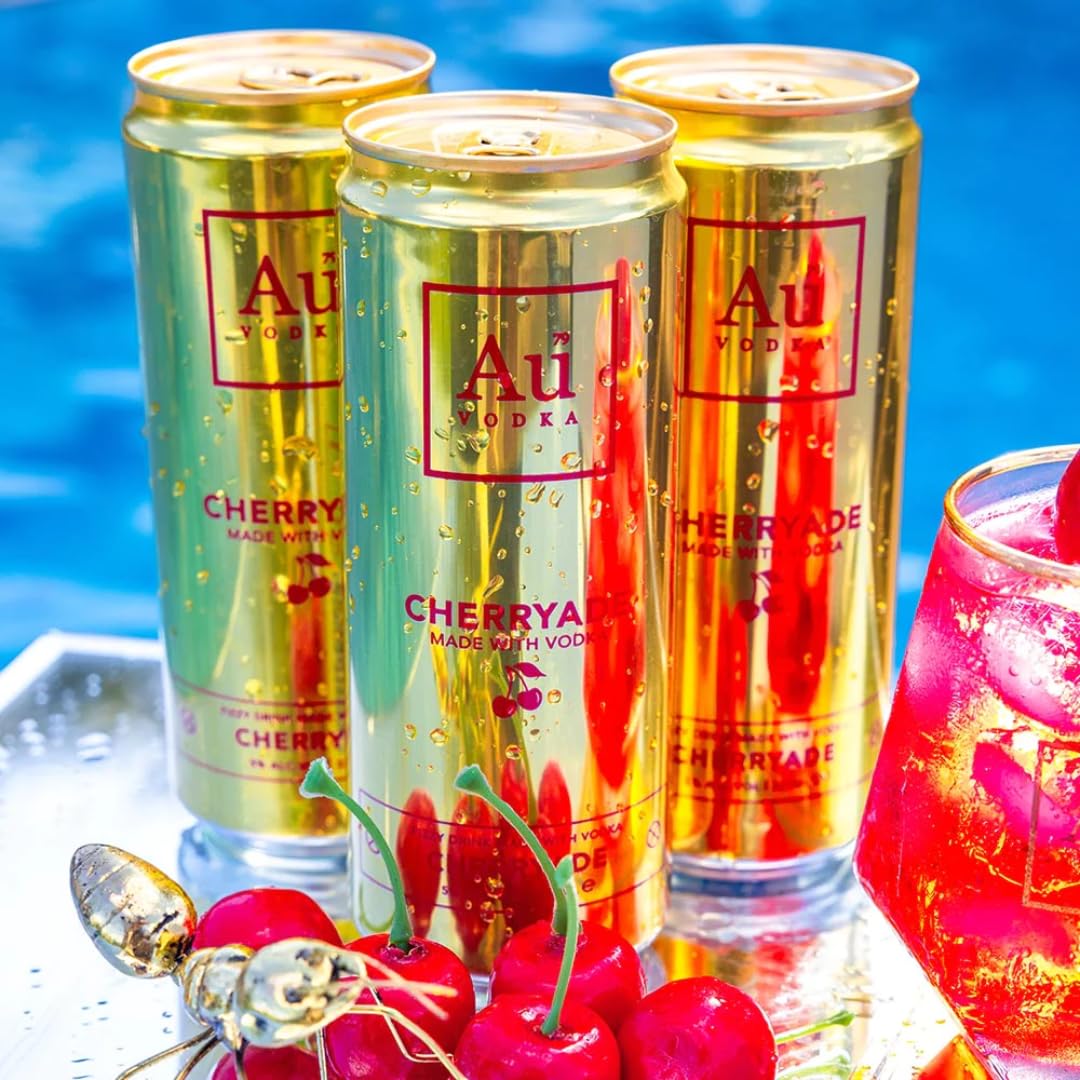 AU VODKA CHERRYADE & SODA