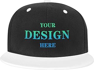 Custom Hat Customized Hip Hop Hat Add Your Design Here Unisex Personalized Hats for Women Custom Trucker Hat Custom Baseball Hat Custom Dad Hats White