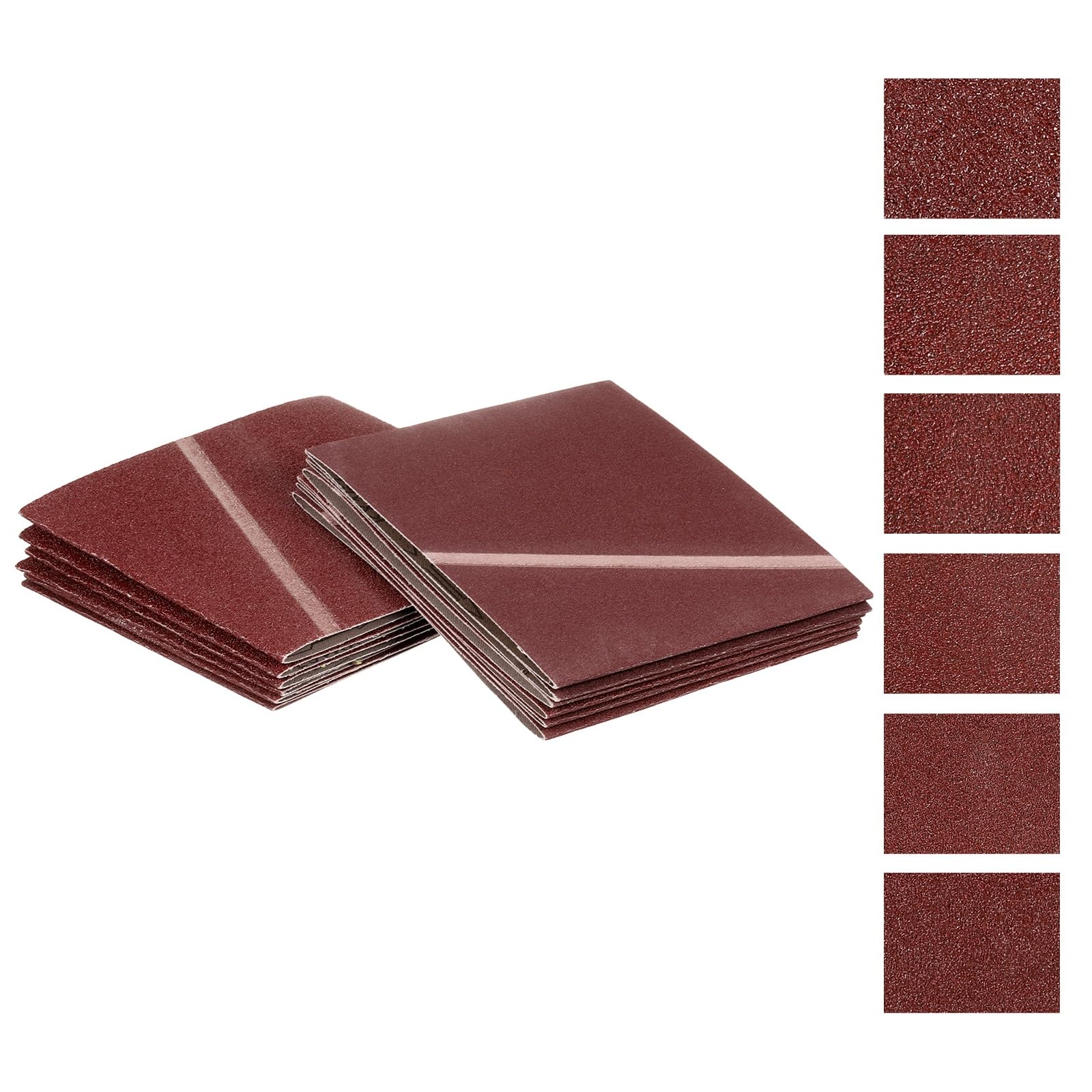 15 Pcs Bandes Abrasives 203mm x 483mm Pour Ponceuse À Bande | Papier Abrasif, Oxyde D'Aluminium, 40/60/80/100/120 Grain, Meulage Métal Travail Du Bois Enlèvement De Rouille